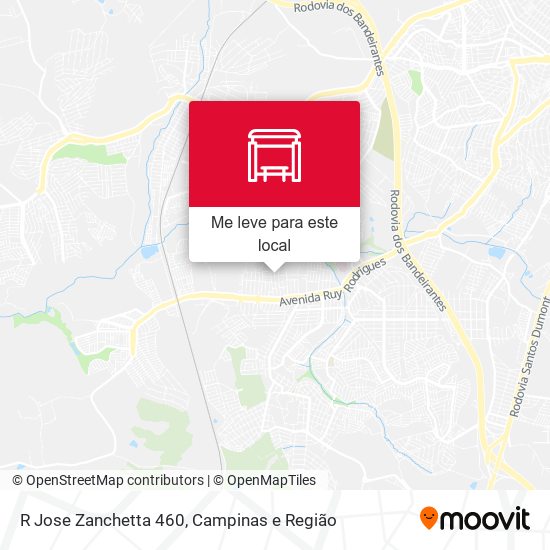 R Jose Zanchetta 460 mapa