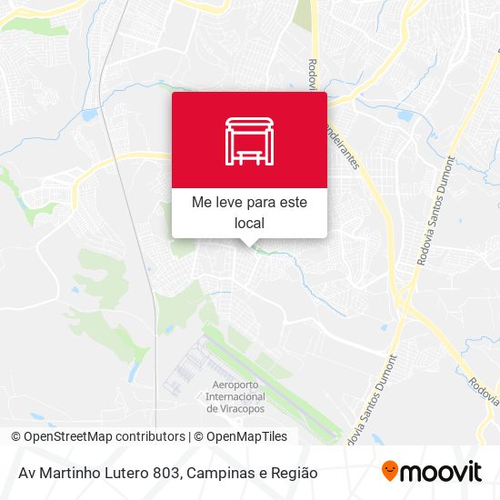 Av Martinho Lutero 803 mapa