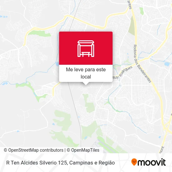 R Ten Alcides Silverio 125 mapa