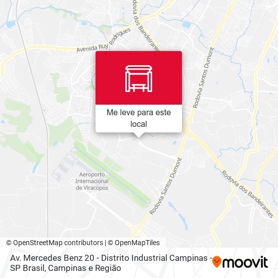 Av. Mercedes Benz 20 - Distrito Industrial Campinas - SP Brasil mapa