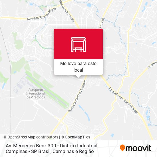 Av. Mercedes Benz 300 - Distrito Industrial Campinas - SP Brasil mapa