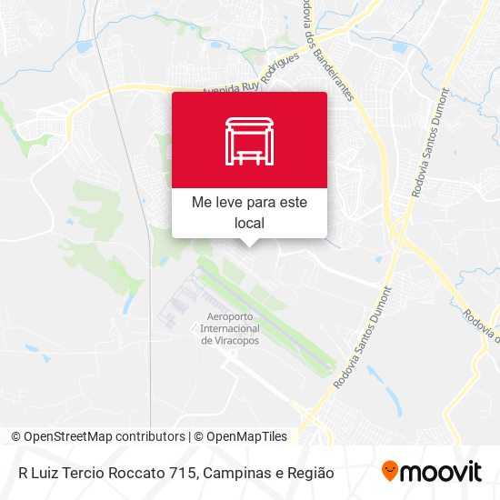 R Luiz Tercio Roccato 715 mapa