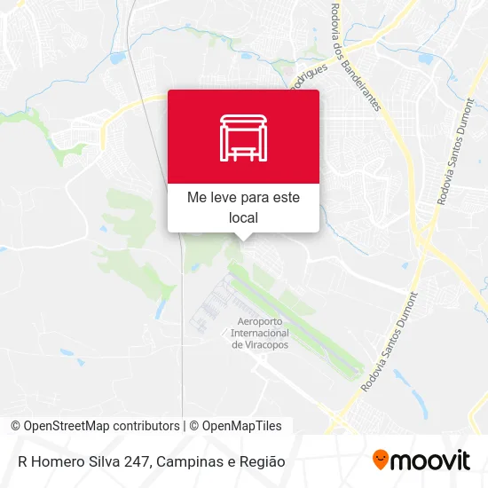 R Homero Silva 247 mapa