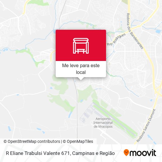 R Eliane Trabulsi Valente 671 mapa