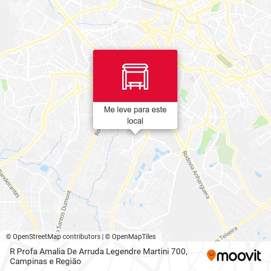 R Profa Amalia De Arruda Legendre Martini 700 mapa