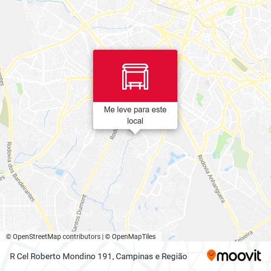 R Cel Roberto Mondino 191 mapa