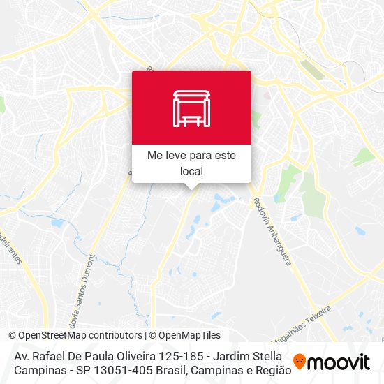 Av. Rafael De Paula Oliveira 125-185 - Jardim Stella Campinas - SP 13051-405 Brasil mapa
