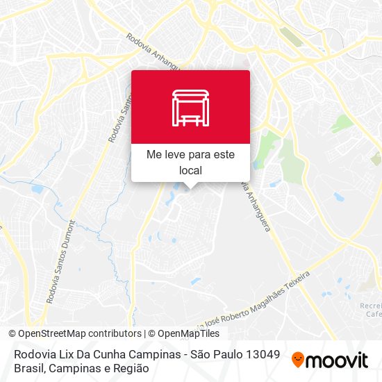 Rodovia Lix Da Cunha Campinas - São Paulo 13049 Brasil mapa