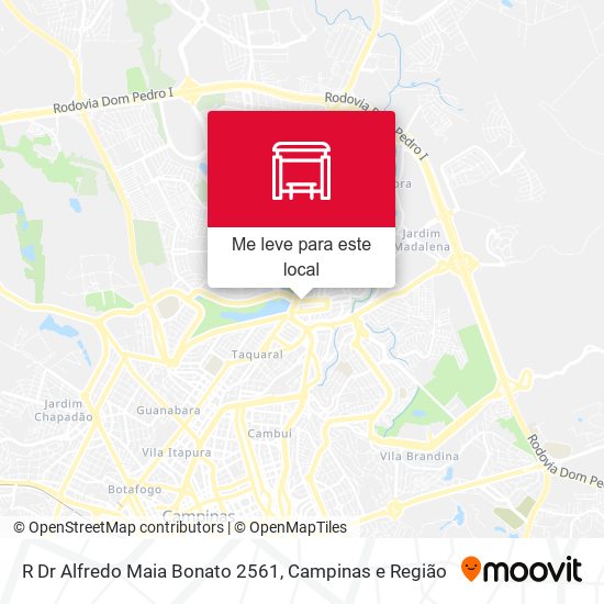 R Dr Alfredo Maia Bonato 2561 mapa