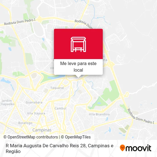R Maria Augusta De Carvalho Reis 28 mapa