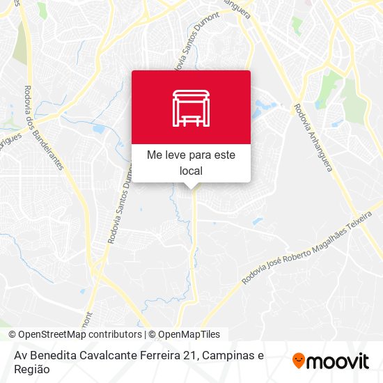 Av Benedita Cavalcante Ferreira 21 mapa