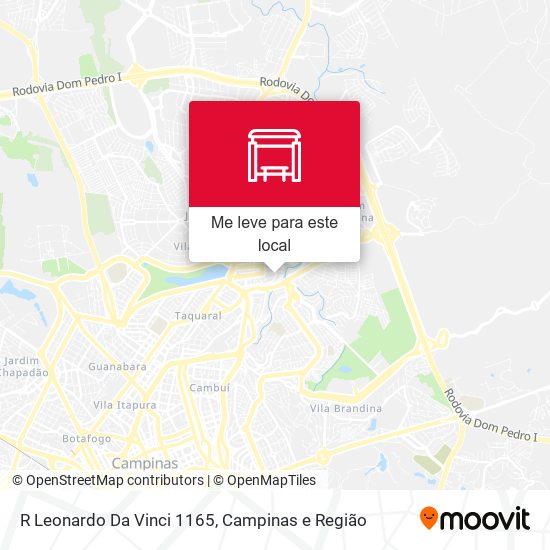 R Leonardo Da Vinci 1165 mapa