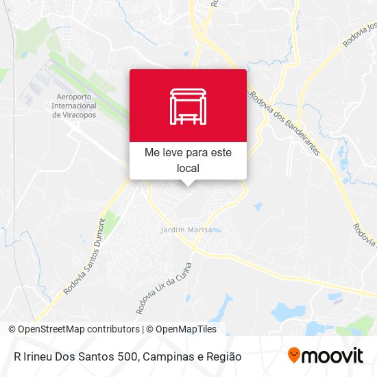 R Irineu Dos Santos 500 mapa