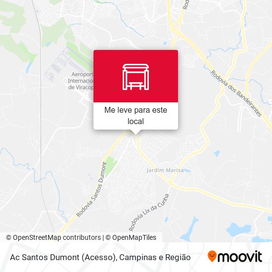 Ac Santos Dumont (Acesso) mapa