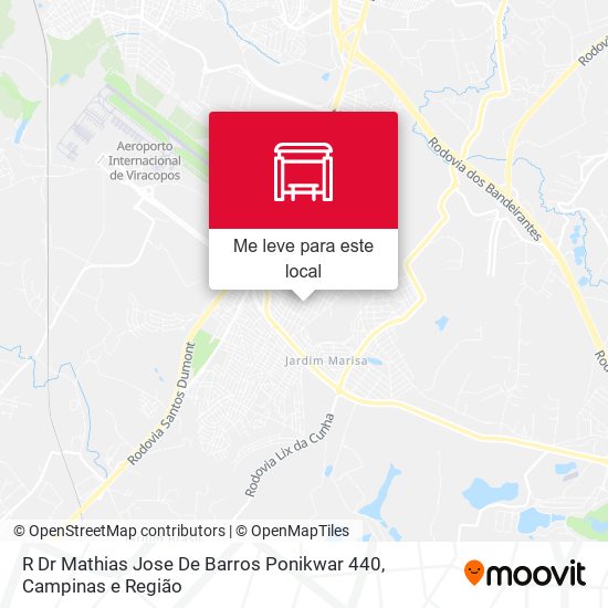 R Dr Mathias Jose De Barros Ponikwar 440 mapa