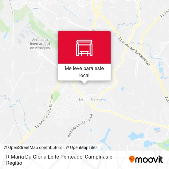 R Maria Da Gloria Leite Penteado mapa