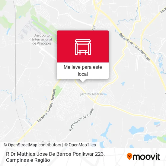 R Dr Mathias Jose De Barros Ponikwar 223 mapa