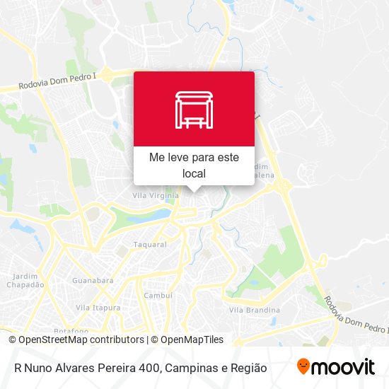 R Nuno Alvares Pereira 400 mapa