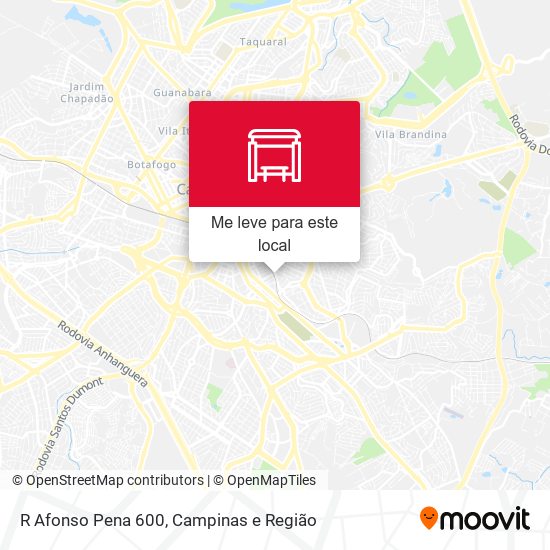 R Afonso Pena 600 mapa