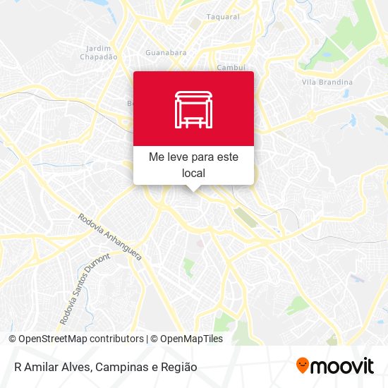 R Amilar Alves mapa