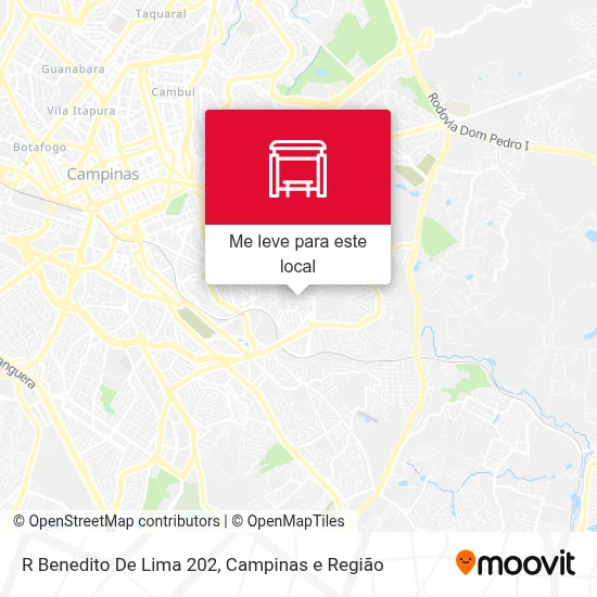 R Benedito De Lima 202 mapa