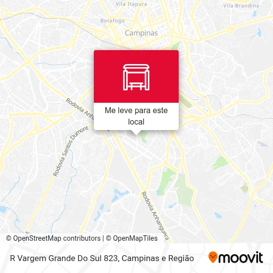 R Vargem Grande Do Sul 823 mapa