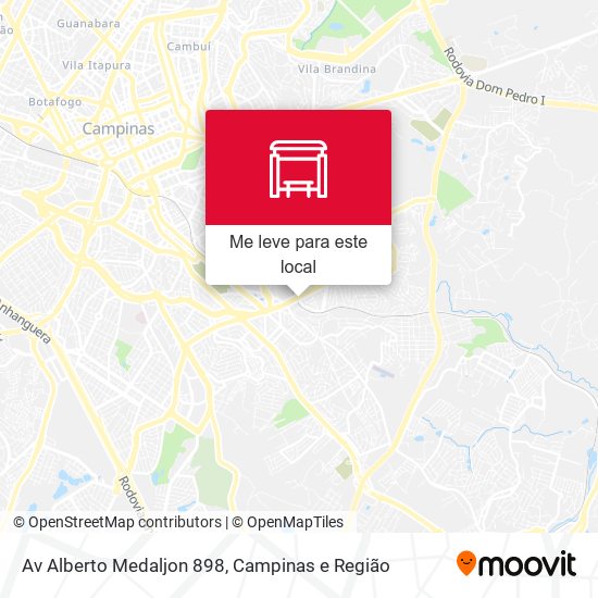 Av Alberto Medaljon 898 mapa