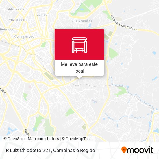 R Luiz Chiodetto 221 mapa