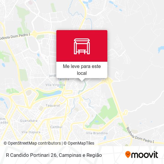 R Candido Portinari 26 mapa