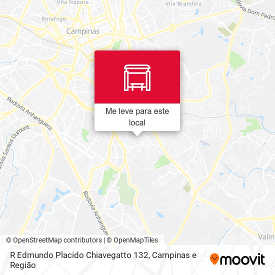 R Edmundo Placido Chiavegatto 132 mapa
