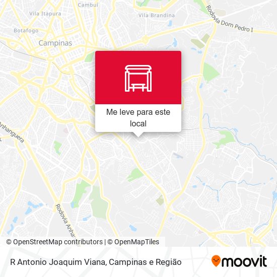 R Antonio Joaquim Viana mapa