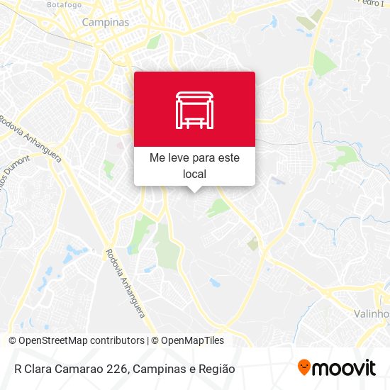 R Clara Camarao 226 mapa