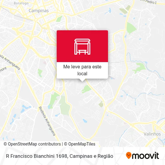 R Francisco Bianchini 1698 mapa