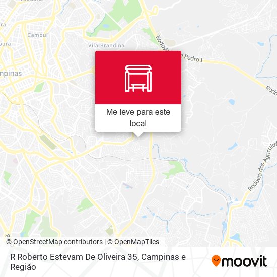 R Roberto Estevam De Oliveira 35 mapa