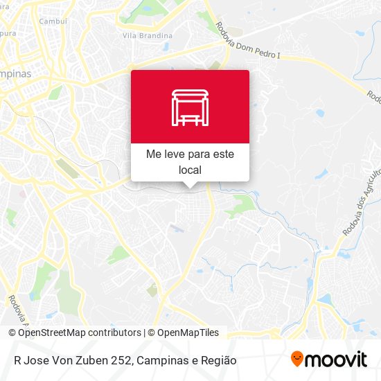 R Jose Von Zuben 252 mapa