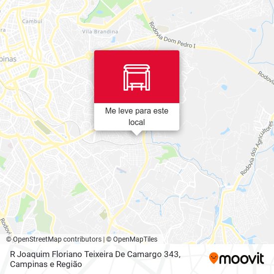 R Joaquim Floriano Teixeira De Camargo 343 mapa