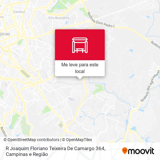R Joaquim Floriano Teixeira De Camargo 364 mapa
