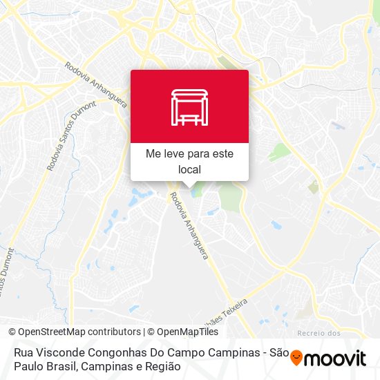Rua Visconde Congonhas Do Campo Campinas - São Paulo Brasil mapa