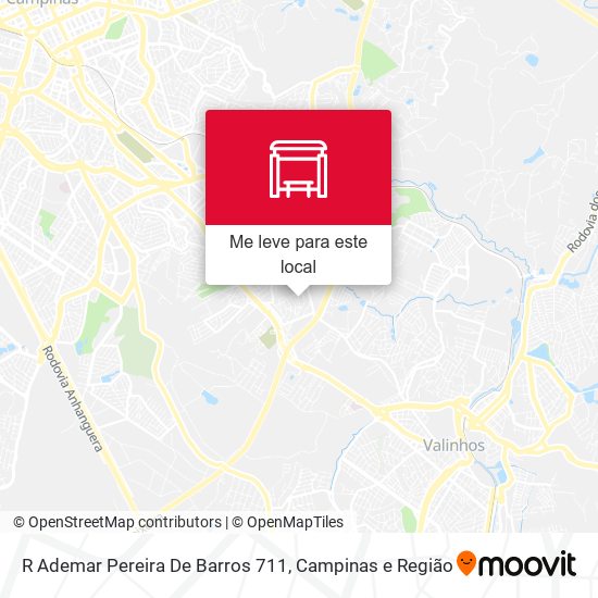 R Ademar Pereira De Barros 711 mapa