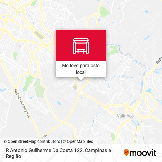 R Antonio Guilherme Da Costa 122 mapa