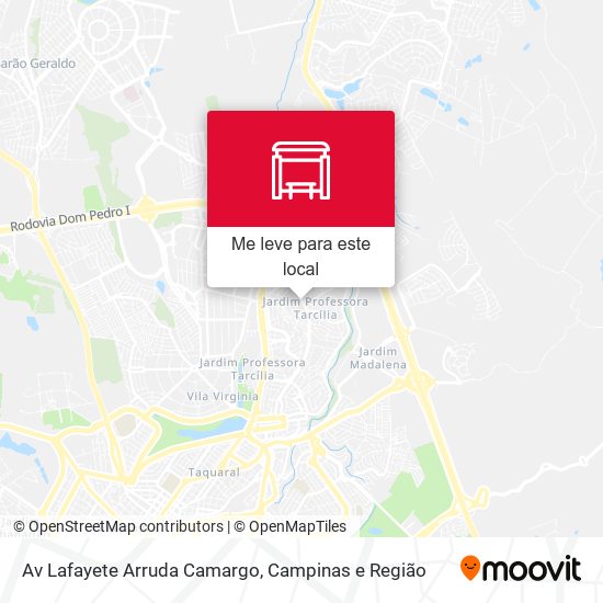 Av Lafayete Arruda Camargo mapa