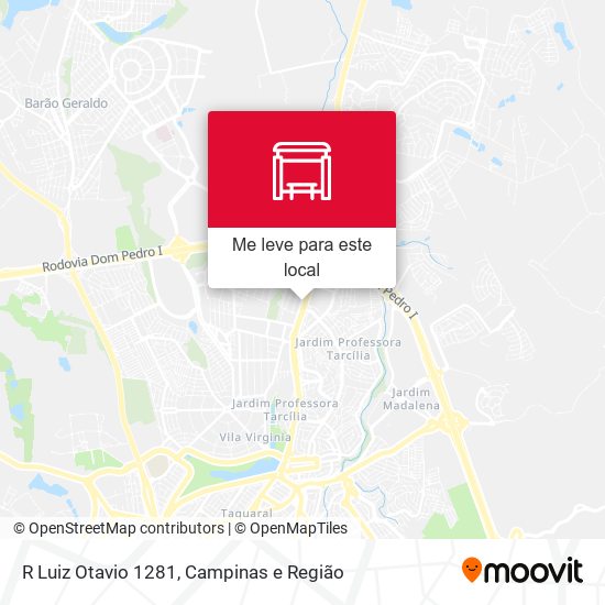 R Luiz Otavio 1281 mapa