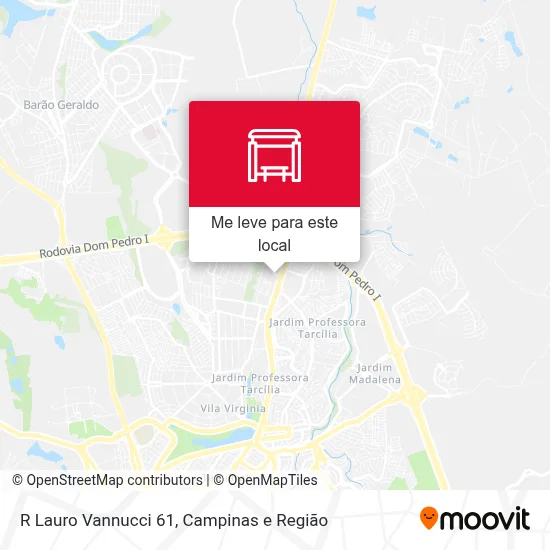 R Lauro Vannucci 61 mapa