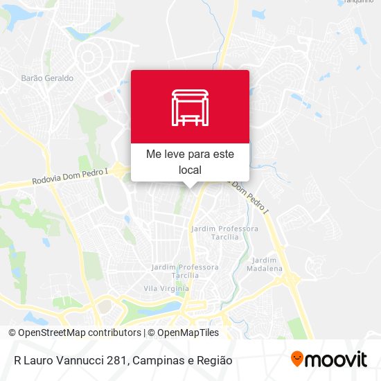 R Lauro Vannucci 281 mapa