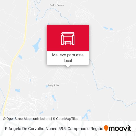 R Angela De Carvalho Nunes 595 mapa