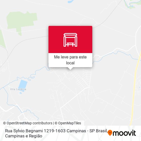 Rua Sylvio Begnami 1219-1603 Campinas - SP Brasil mapa