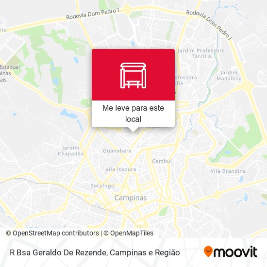 R Bsa Geraldo De Rezende mapa