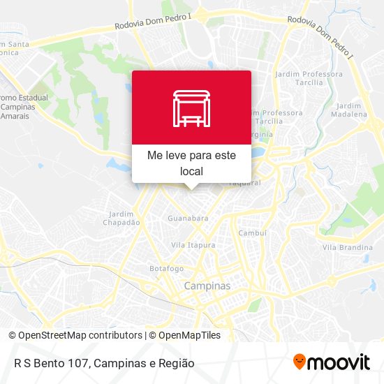 R S Bento 107 mapa