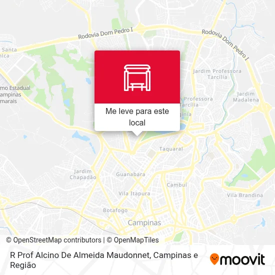 R Prof Alcino De Almeida Maudonnet mapa