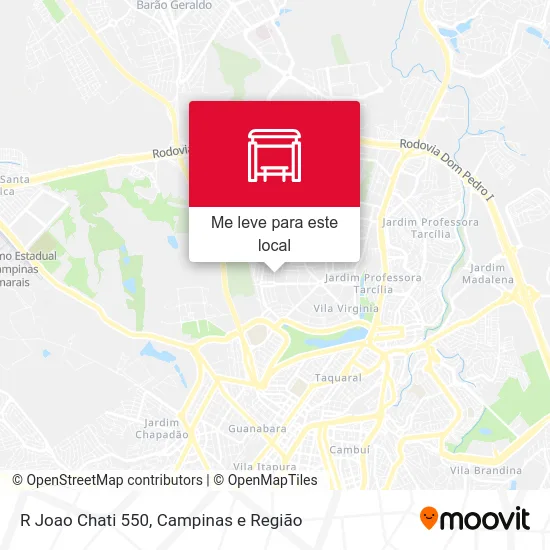 R Joao Chati 550 mapa